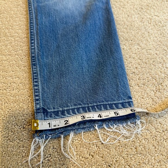 Abercrombie & Fitch Jeans Slim Straight Ankle Release Hem Boho Sz 27 #626113015 - Picture 9 of 13